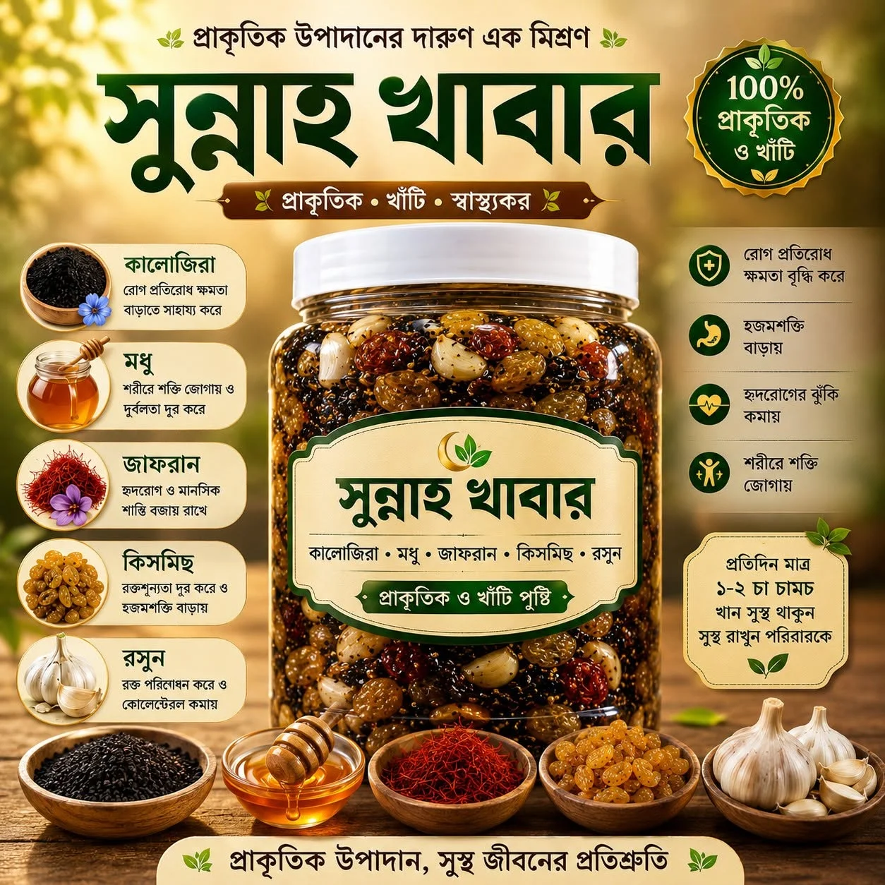 সুন্নাহ খাবার ১ কেজি